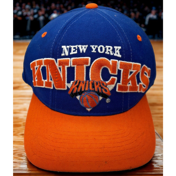 STARTER Other - New York Knicks Starter Tri-Power Snapback Hat NBA Blue Orange 90s Vintage